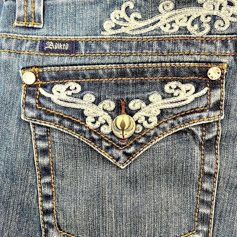 Adiktd Women's Denim Bootcut Lowrise Women's Jeans Size: 10/31 - Picture 6 of 11